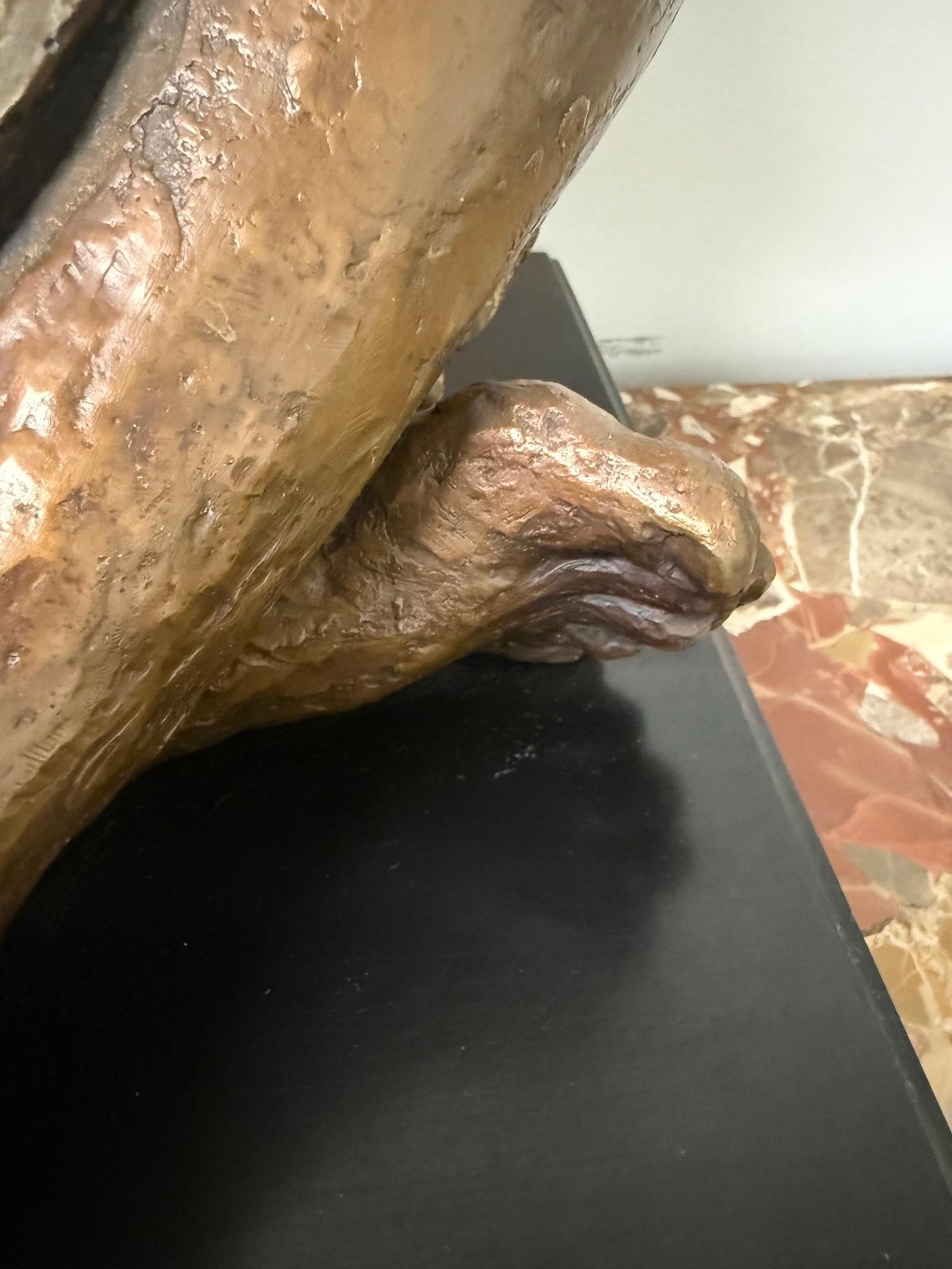 Late 20th Century Bronze Sculpture, Navajo Woman Signed Shirley Smith 1989 3/10 For Sale 9