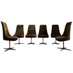 Gastone Rinaldi Style Italian Swivel Chairs