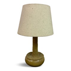 Late 20th Century Brutalist Ceramic Table Lamp