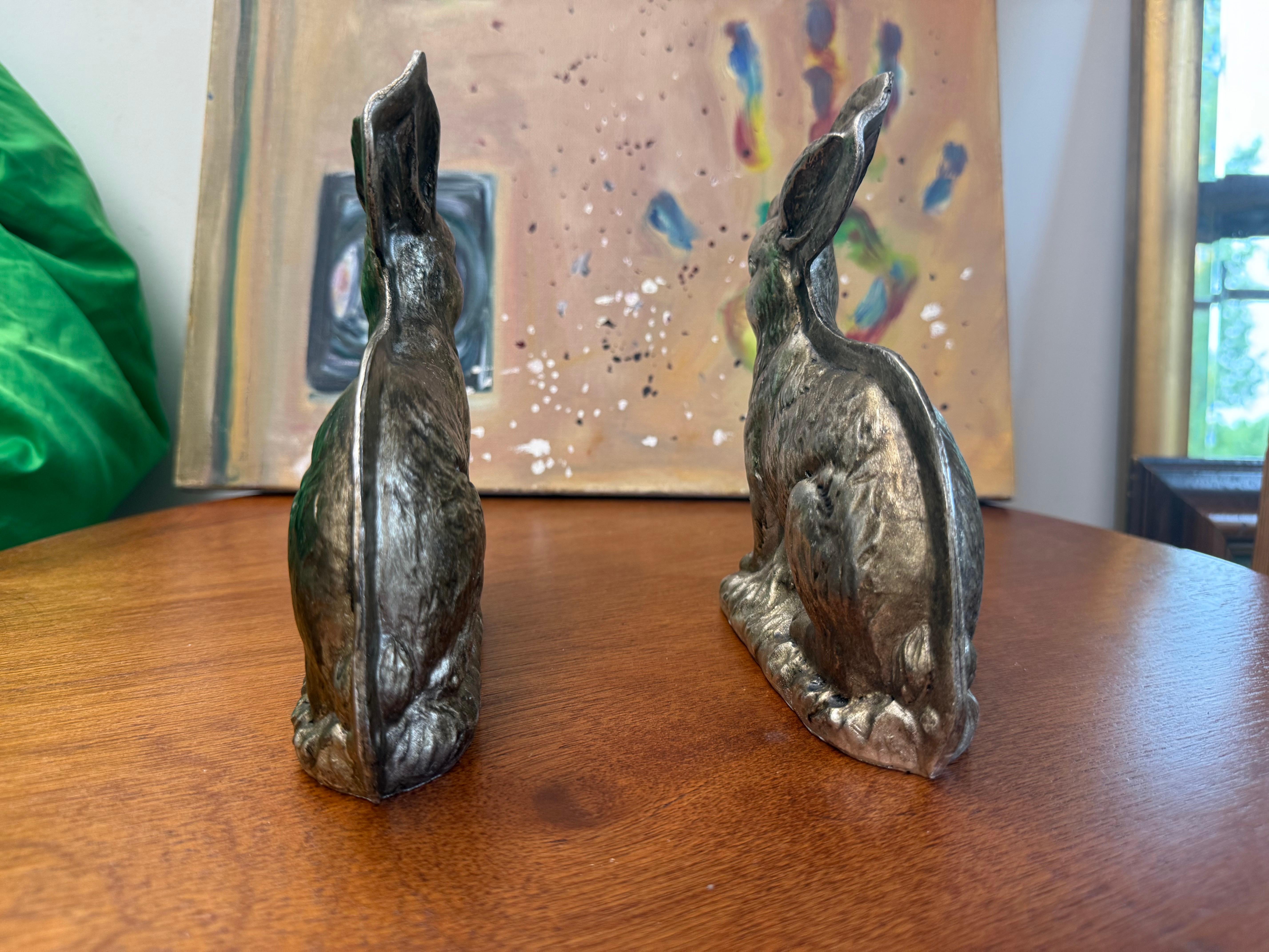 Late 20th Century Bunny Rabbit Decor - A Pair For Sale 2