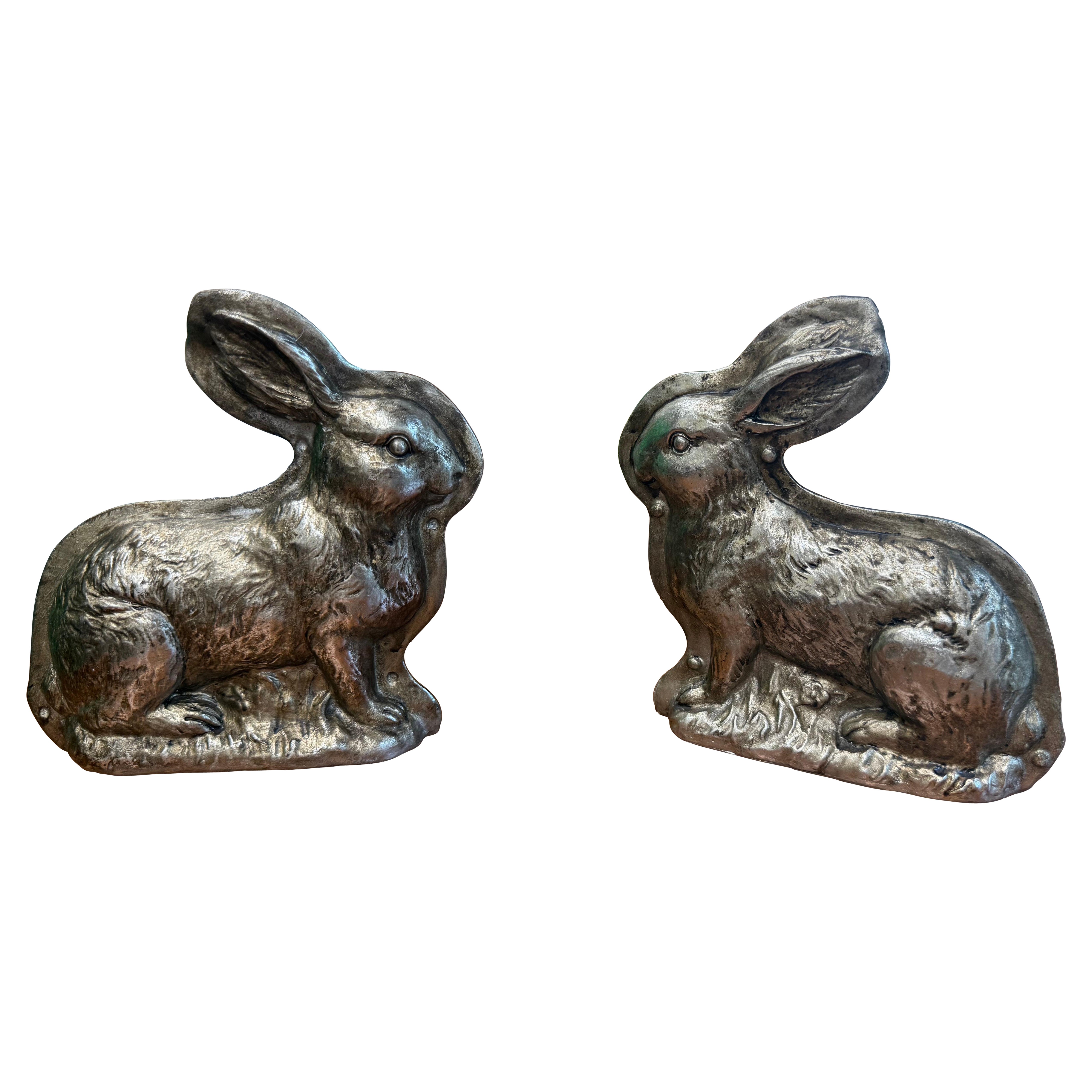 Late 20th Century Bunny Rabbit Decor - A Pair For Sale