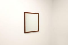 Miroir rectangulaire en loupe d'orme de la fin du 20e siècle