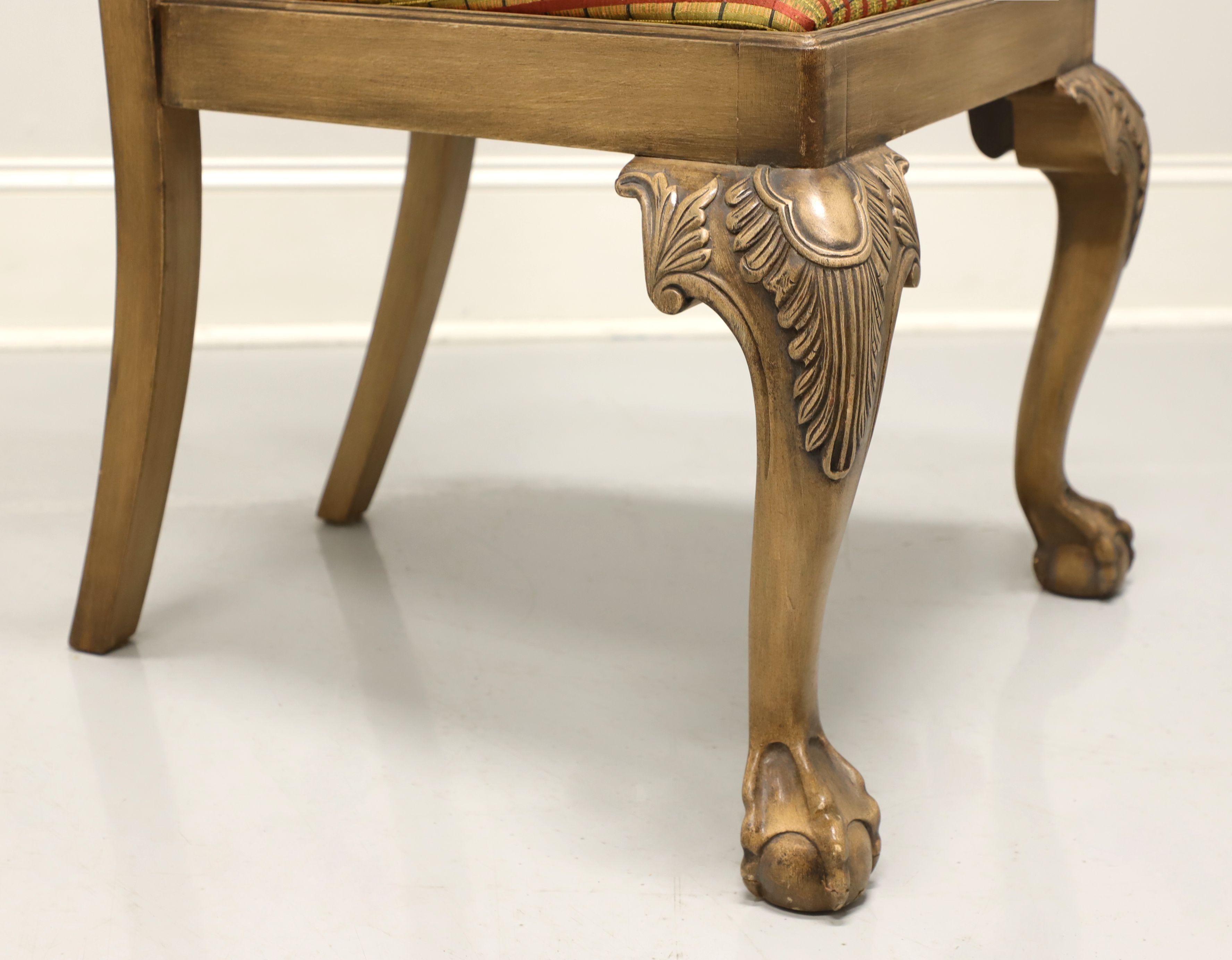 Late 20th Century Carved Chippendale Dining Side Chairs - Pair For Sale 4