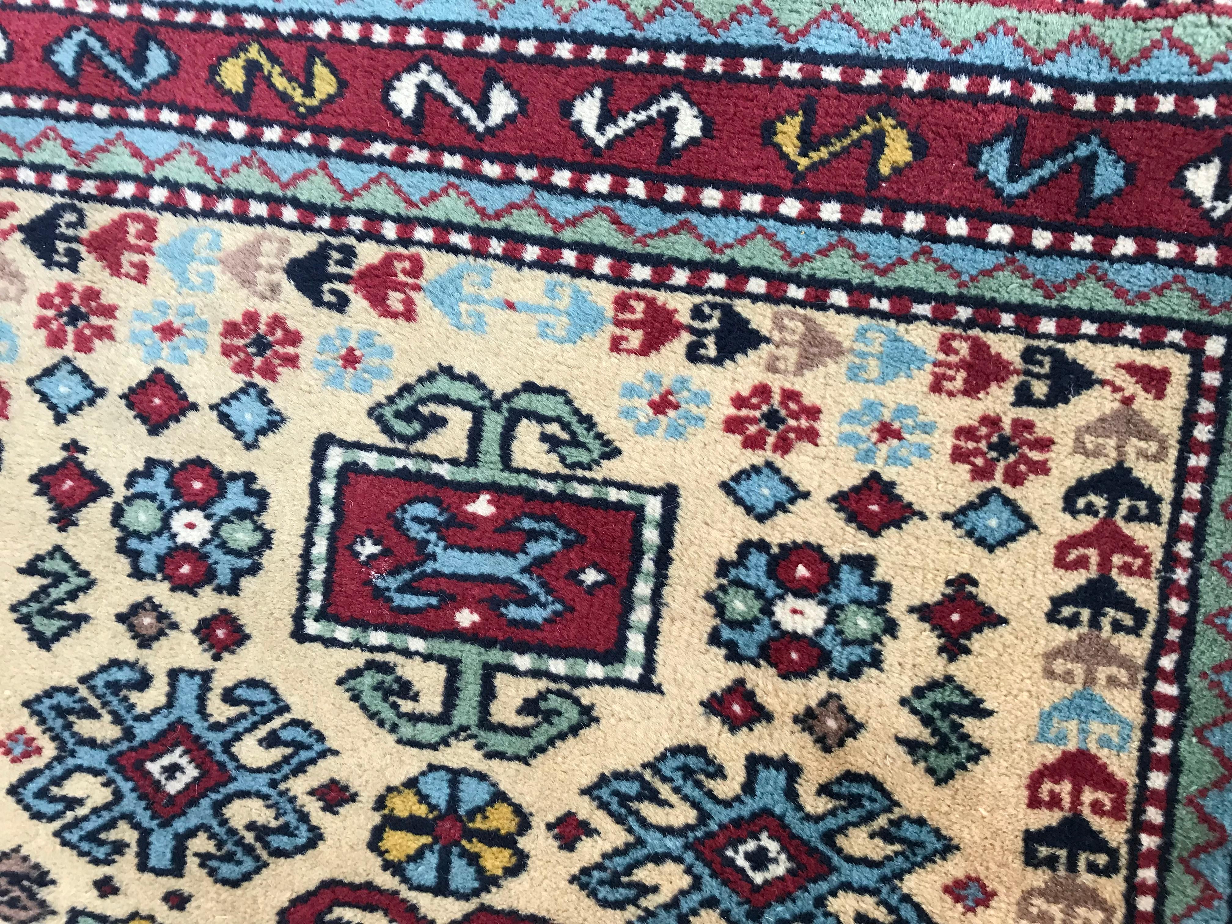 Kazak Late 20th Century Caucasian Shirvan Rug For Sale