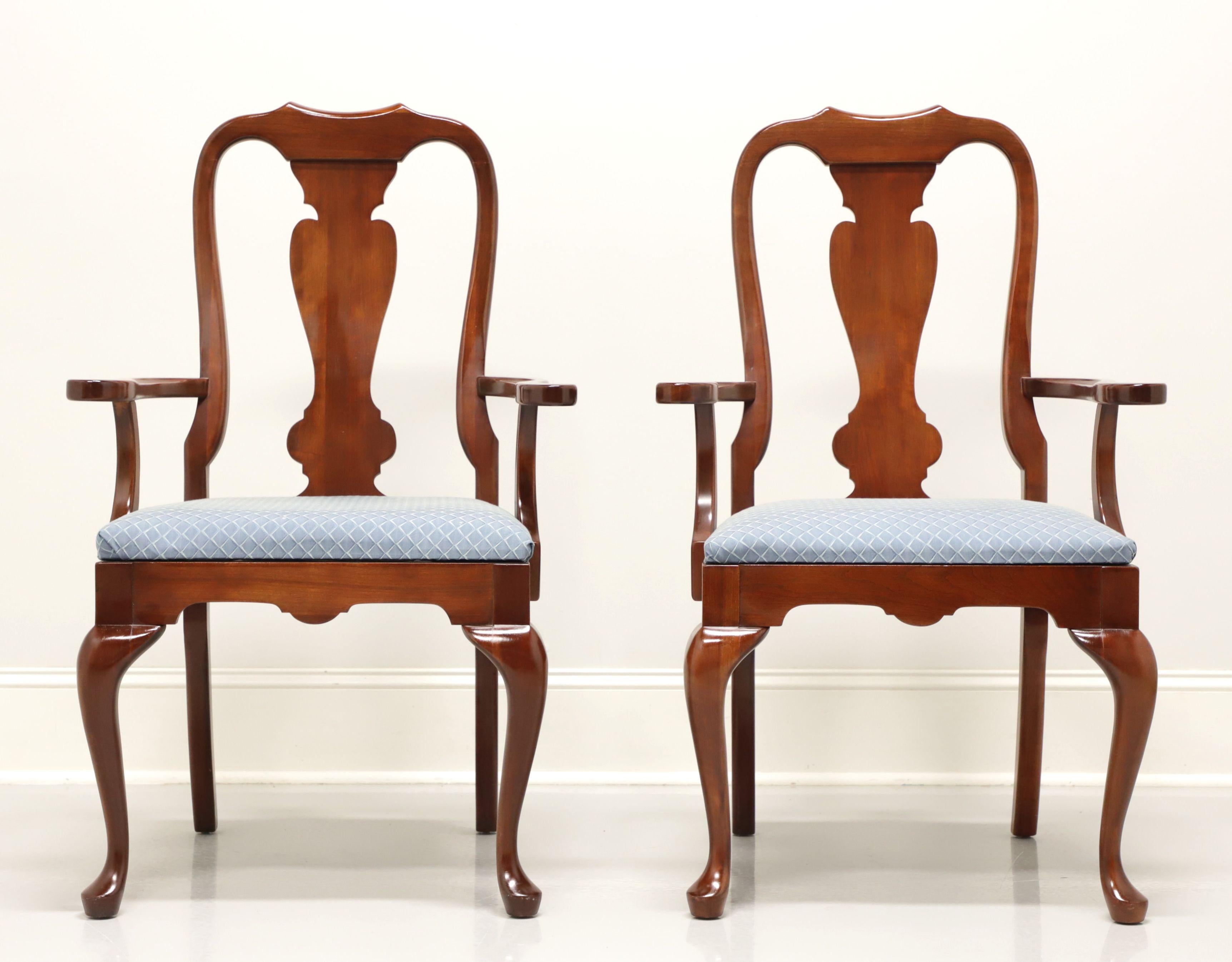 queen anne cherry dining room chairs
