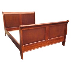 Klassischer Mahagoni-Schleigh Bedstead aus dem späten 20. Jahrhundert, Queen Size