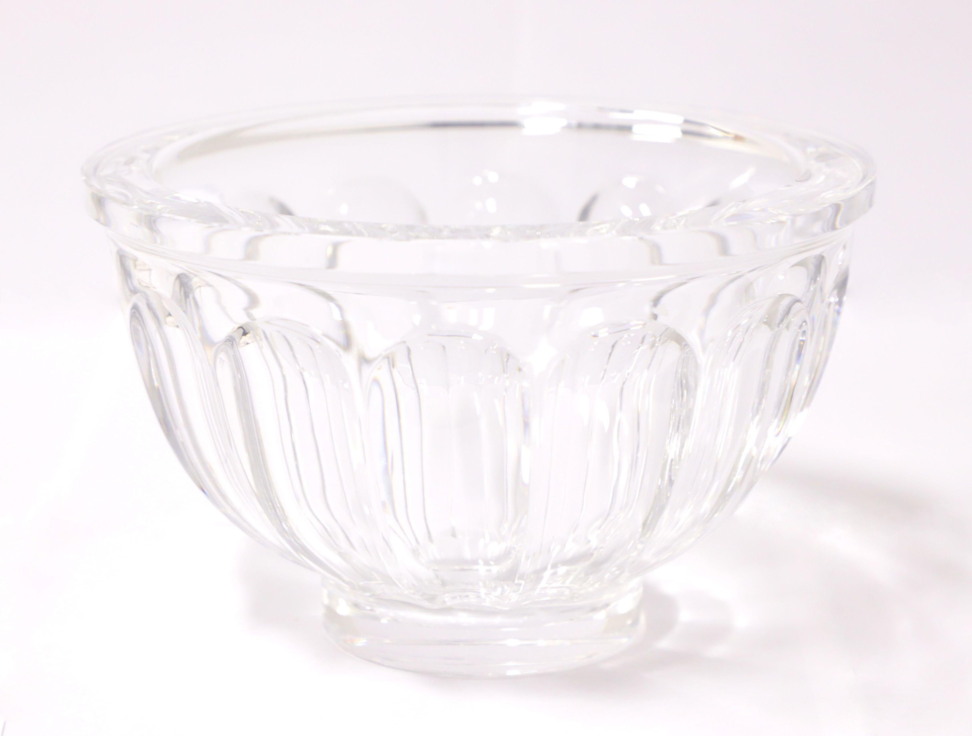 Late 20th Century Crystal Bowl - A For Sale 3