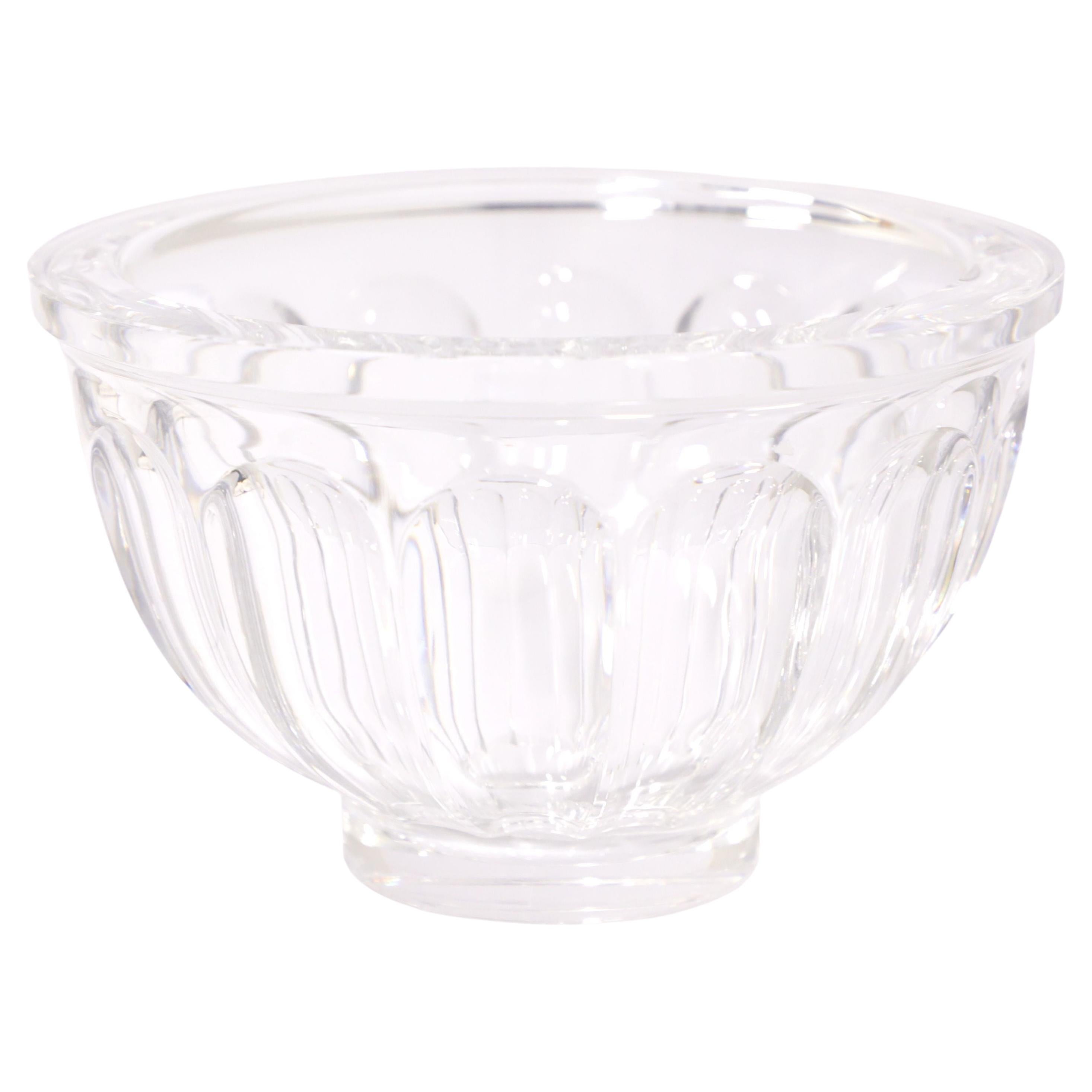 Late 20th Century Crystal Bowl - A For Sale