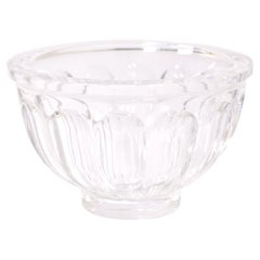 Late 20th Century Crystal Bowl - A