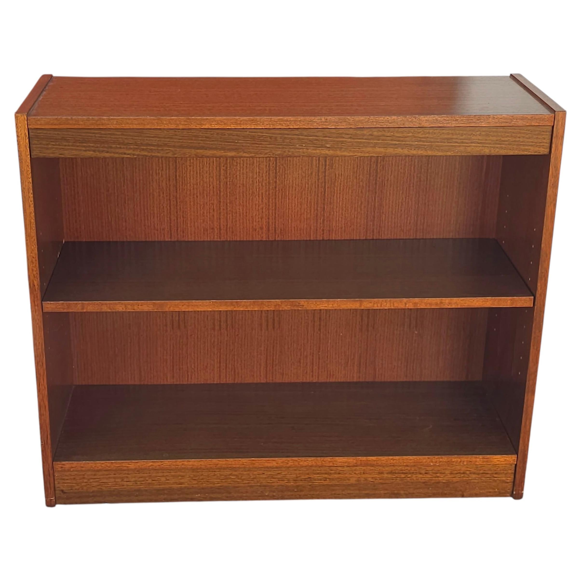 Late 20th Century Danish Modern Low Bookshelf