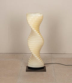 Late 20th Century Danish Post-Modern Spiral Floor Lamp