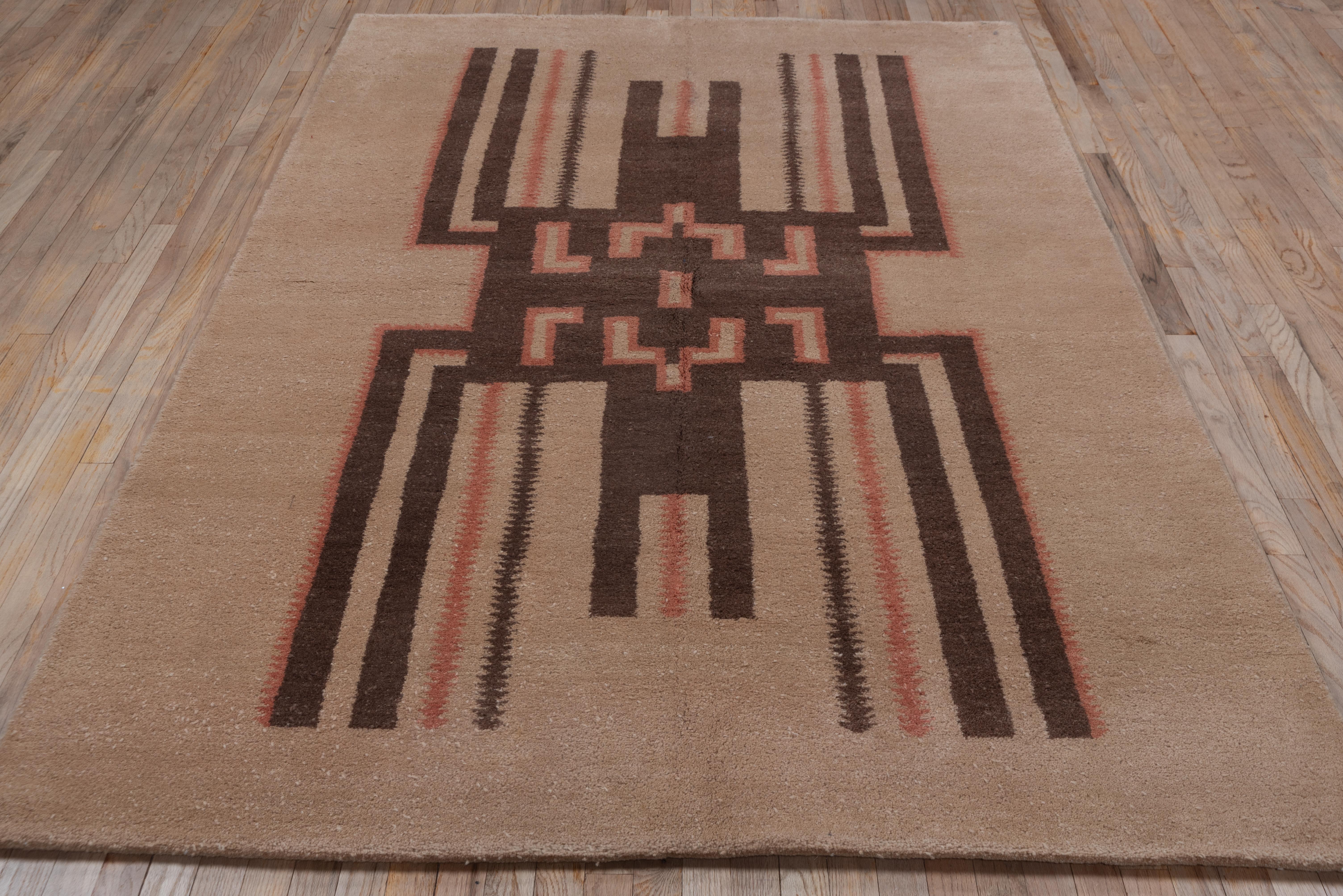 Hand-Knotted Late 20th Century Dutch Art Deco Rug