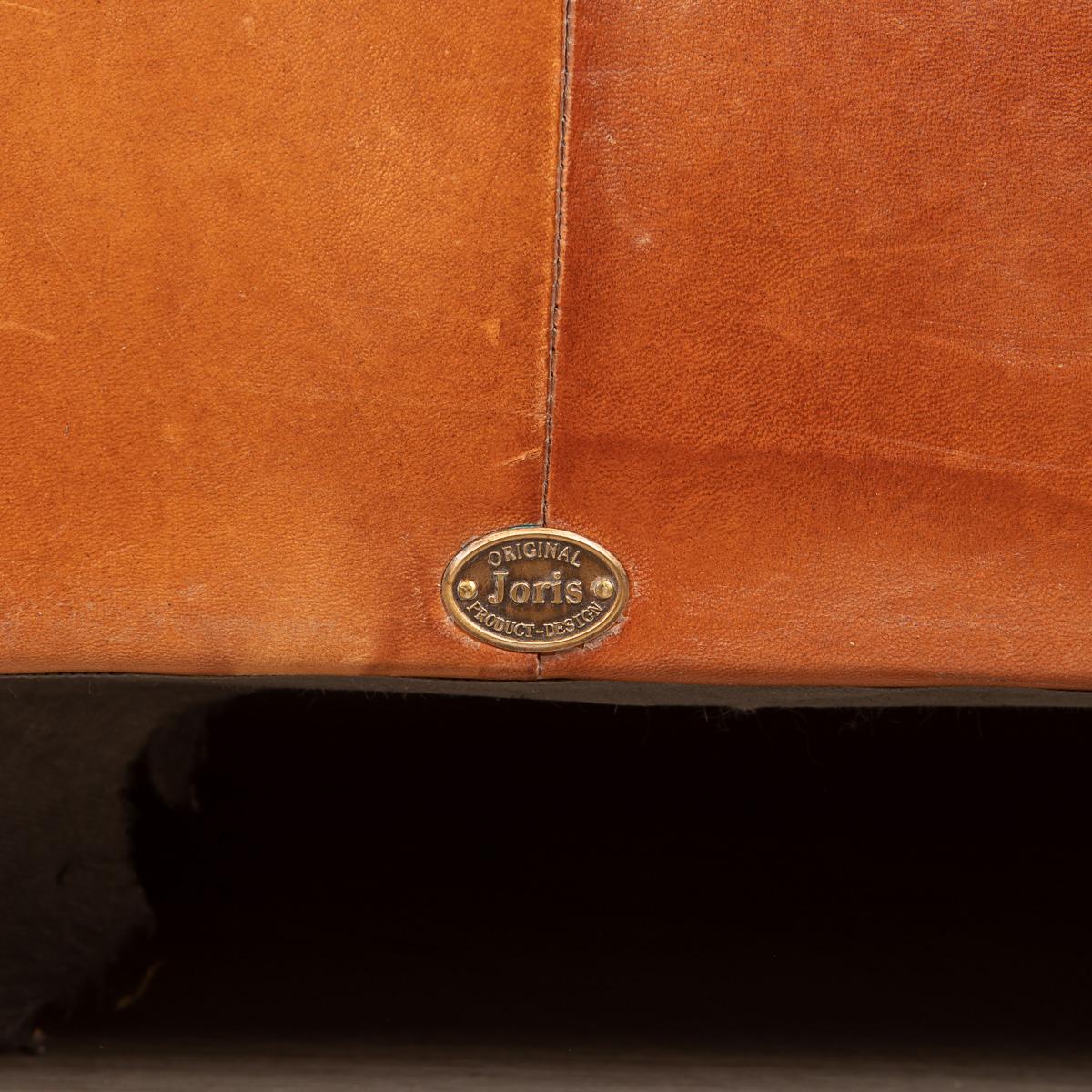 Late 20th Century Dutch Three-Seat Sheepskin Leather Sofa For Sale 2