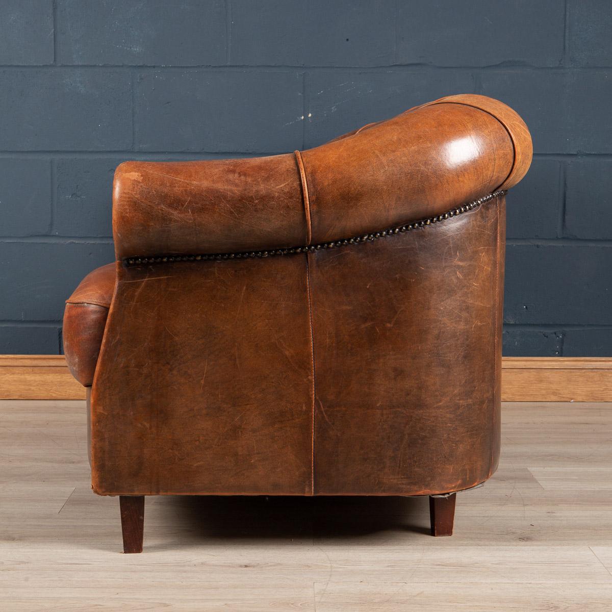 shearling leather sofa