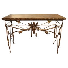 Console éclectique Cross Arrows de la fin du 20e siècle