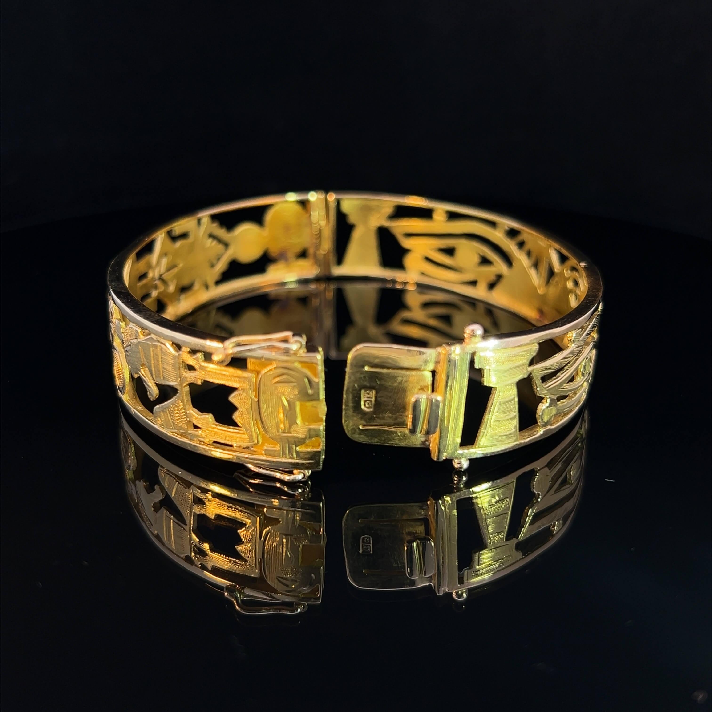 Bracelet égyptien de la fin du 20e siècle Circa 1990 Bon état - En vente à ADELAIDE, SA