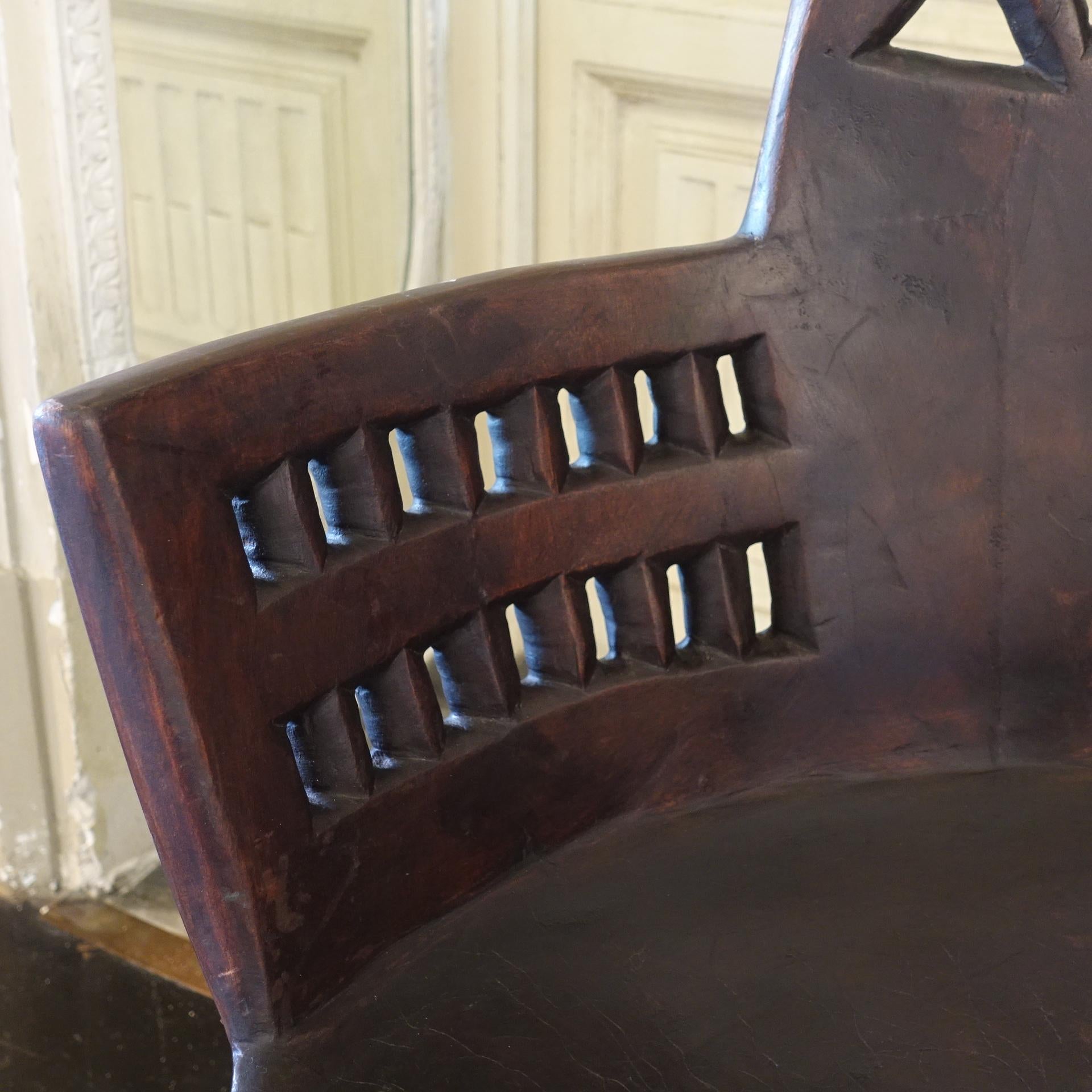 Late 20th Century Ethiopian Jimma Chair 4