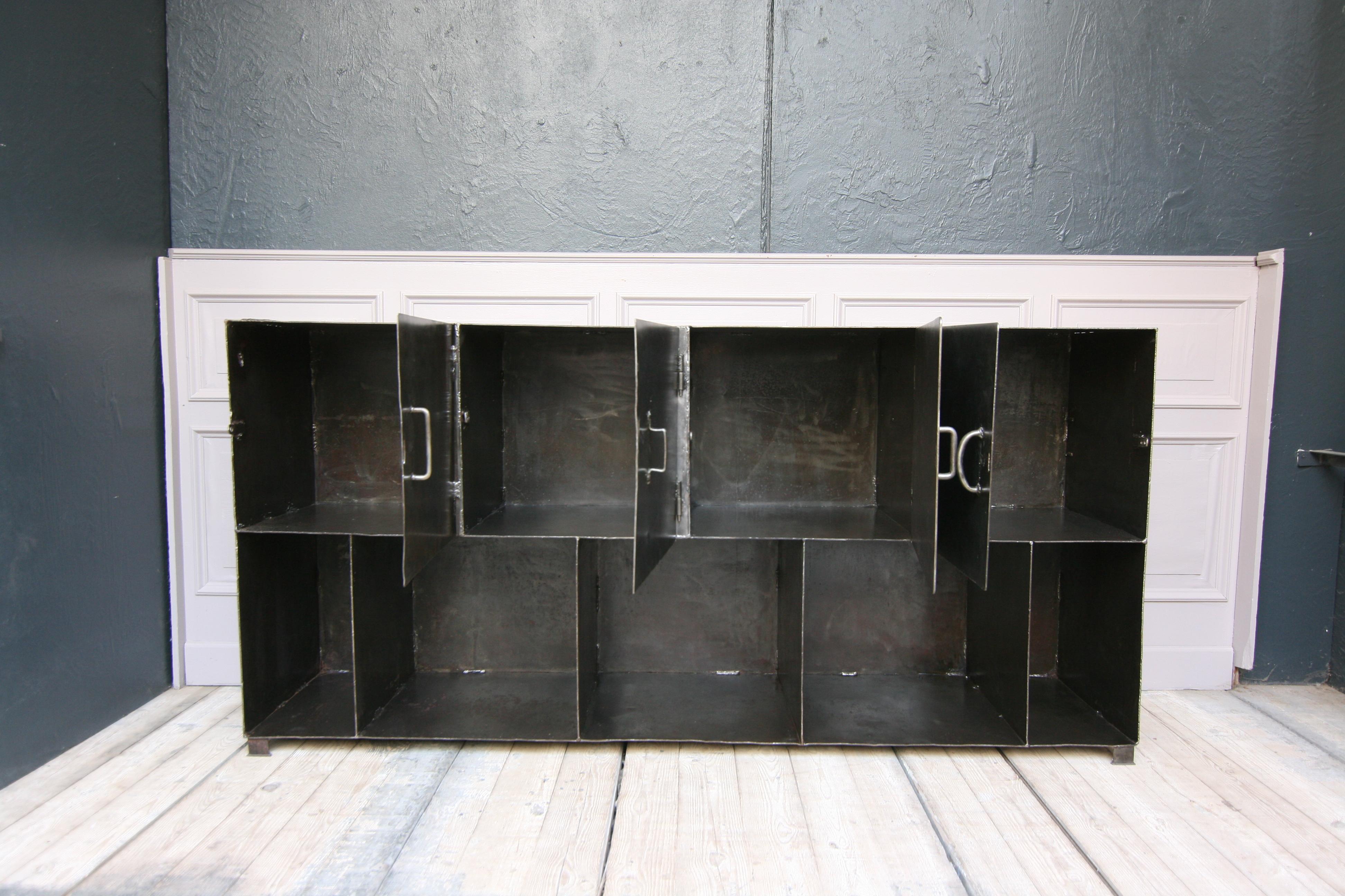 Late 20th Century European Industrial Metal Sideboard or Shelf 2