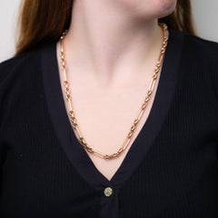 Late 20th Century Fancy Open Link Chain Circa 1980s