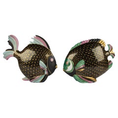 Late 20th Century Fish Sculptures Set - Manifattura Artistica Le Porcellane
