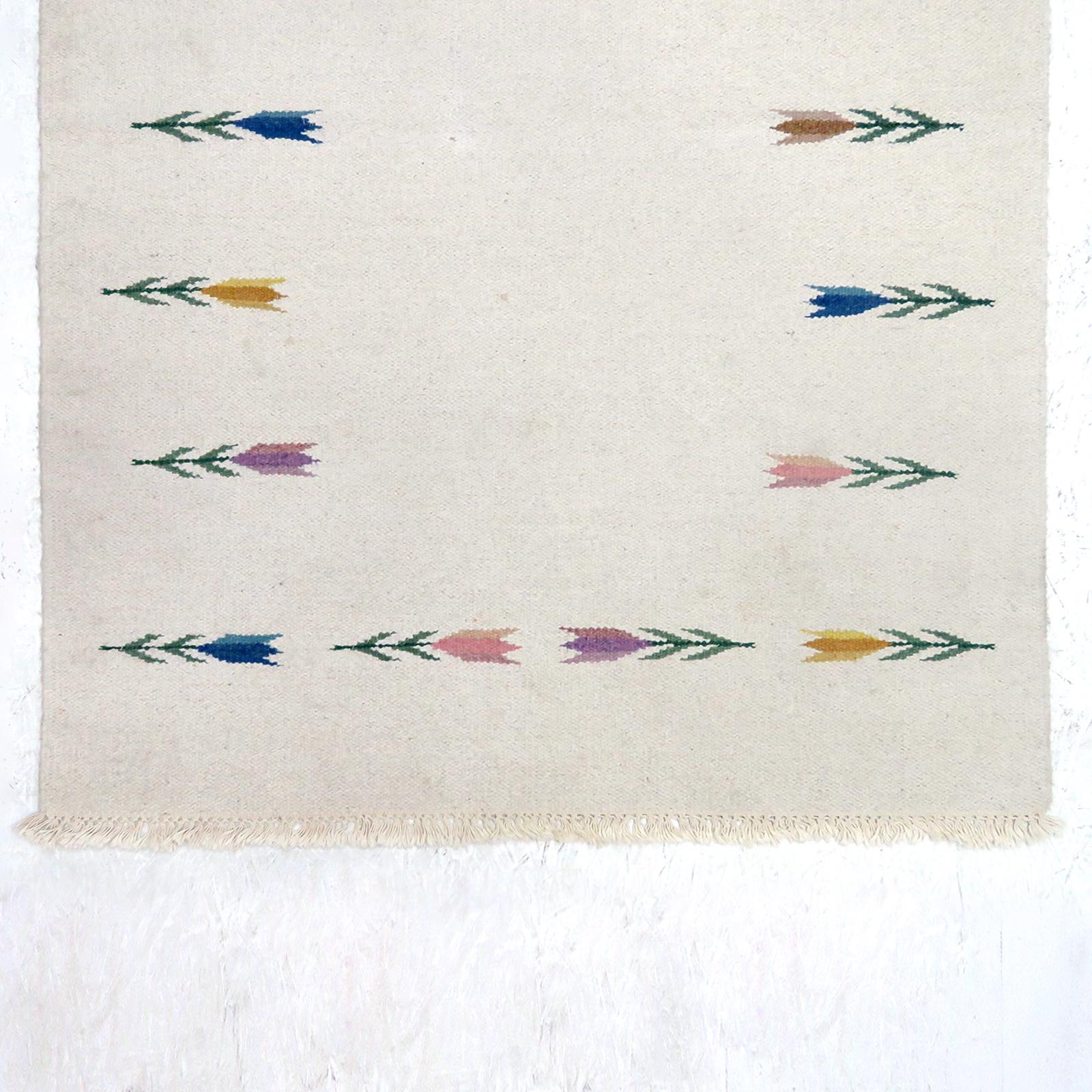 Flachgewebe-Teppich aus dem späten 20. (Skandinavische Moderne) im Angebot