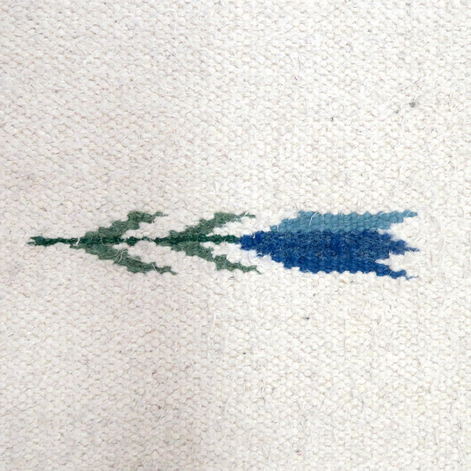 Flachgewebe-Teppich aus dem späten 20. (Wolle) im Angebot