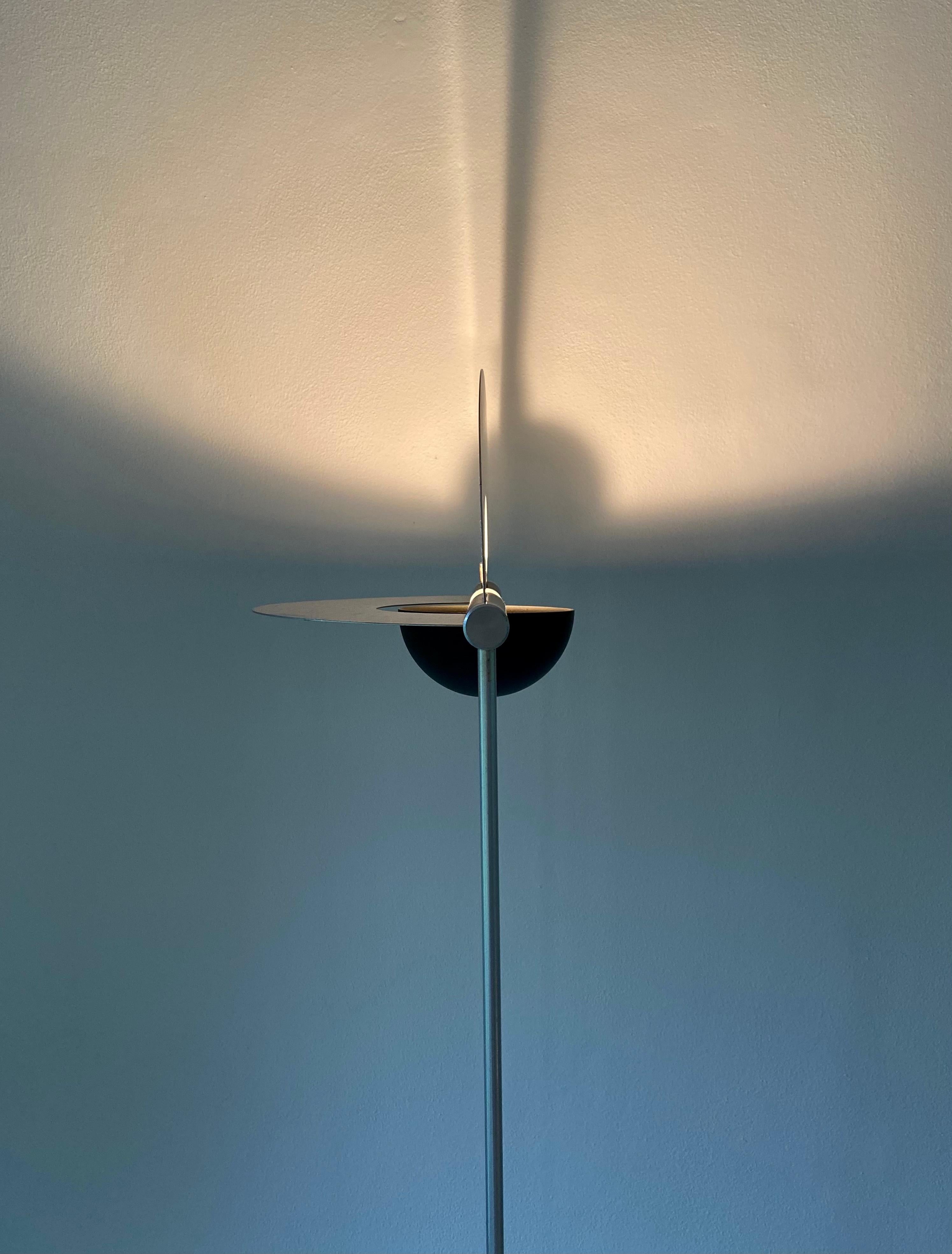 Minimalist Late 20th Century Floor Lamp, by Ann Maes, 1980s For Sale