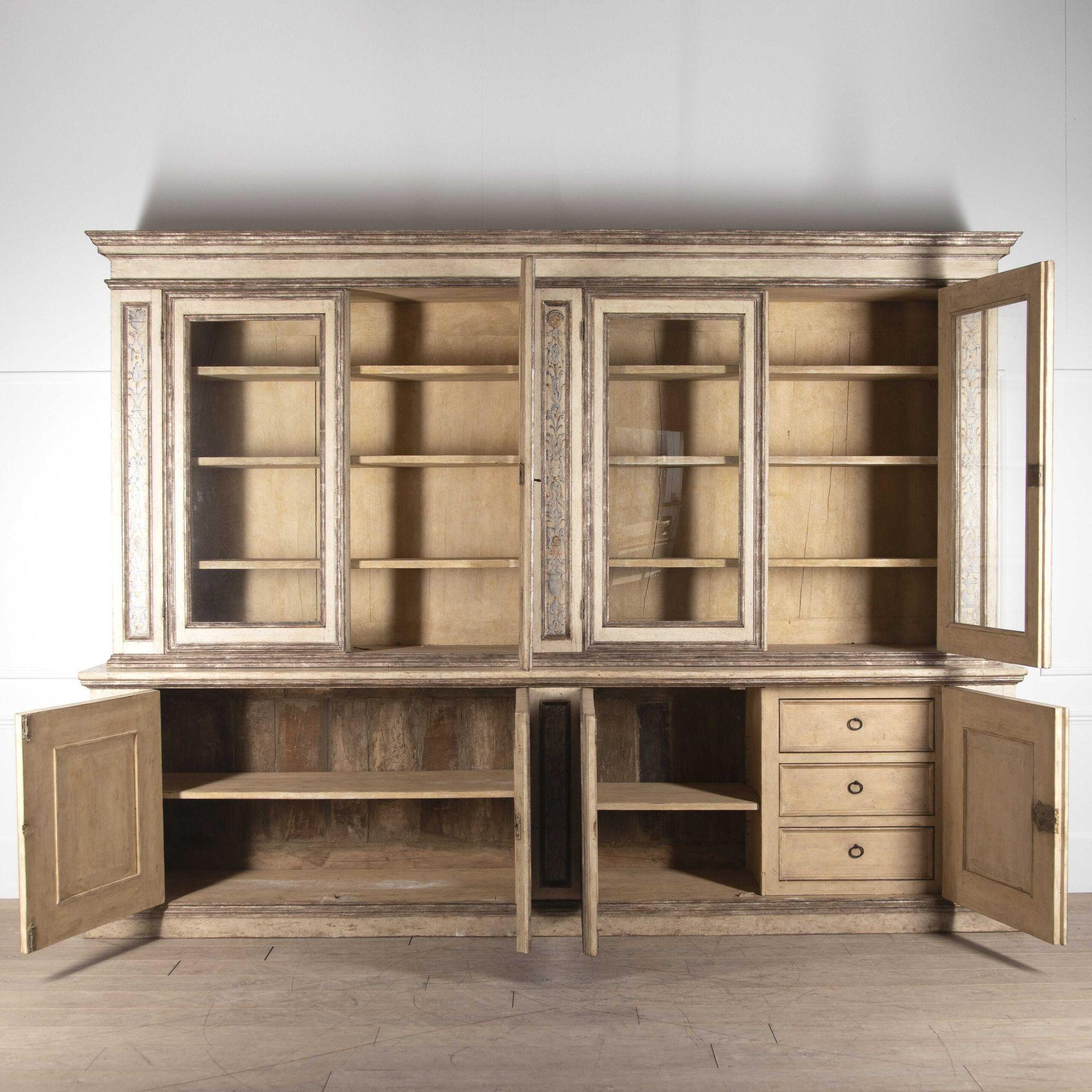 Late 20th Century Florentine Style Bookcase For Sale 11