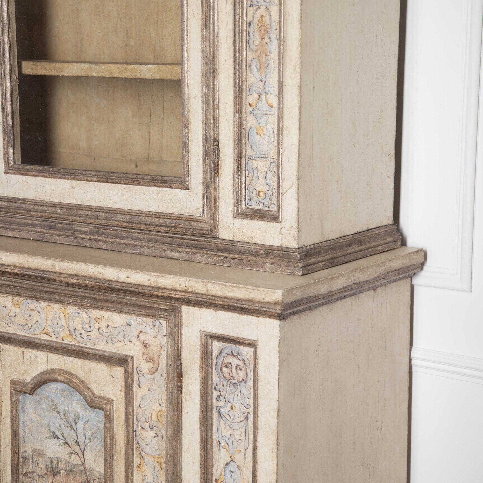 Late 20th Century Florentine Style Bookcase For Sale 7