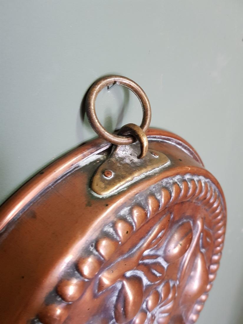 Late 20th Century French Copper Baking Mold 1