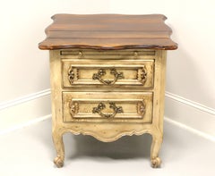 Late 20th Century French Country Style Plank Top Nightstand