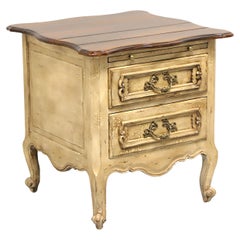 Late 20th Century French Country Style Plank Top Nightstand