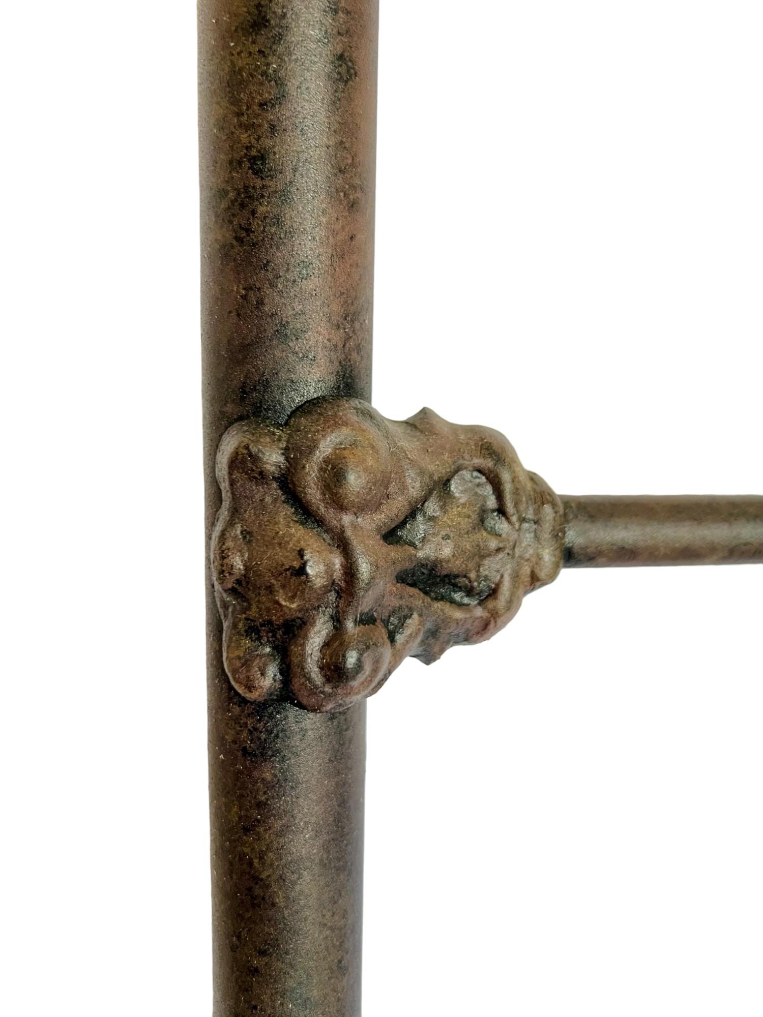 Late 20th Century French Style Metal Headboard & Footboard 4