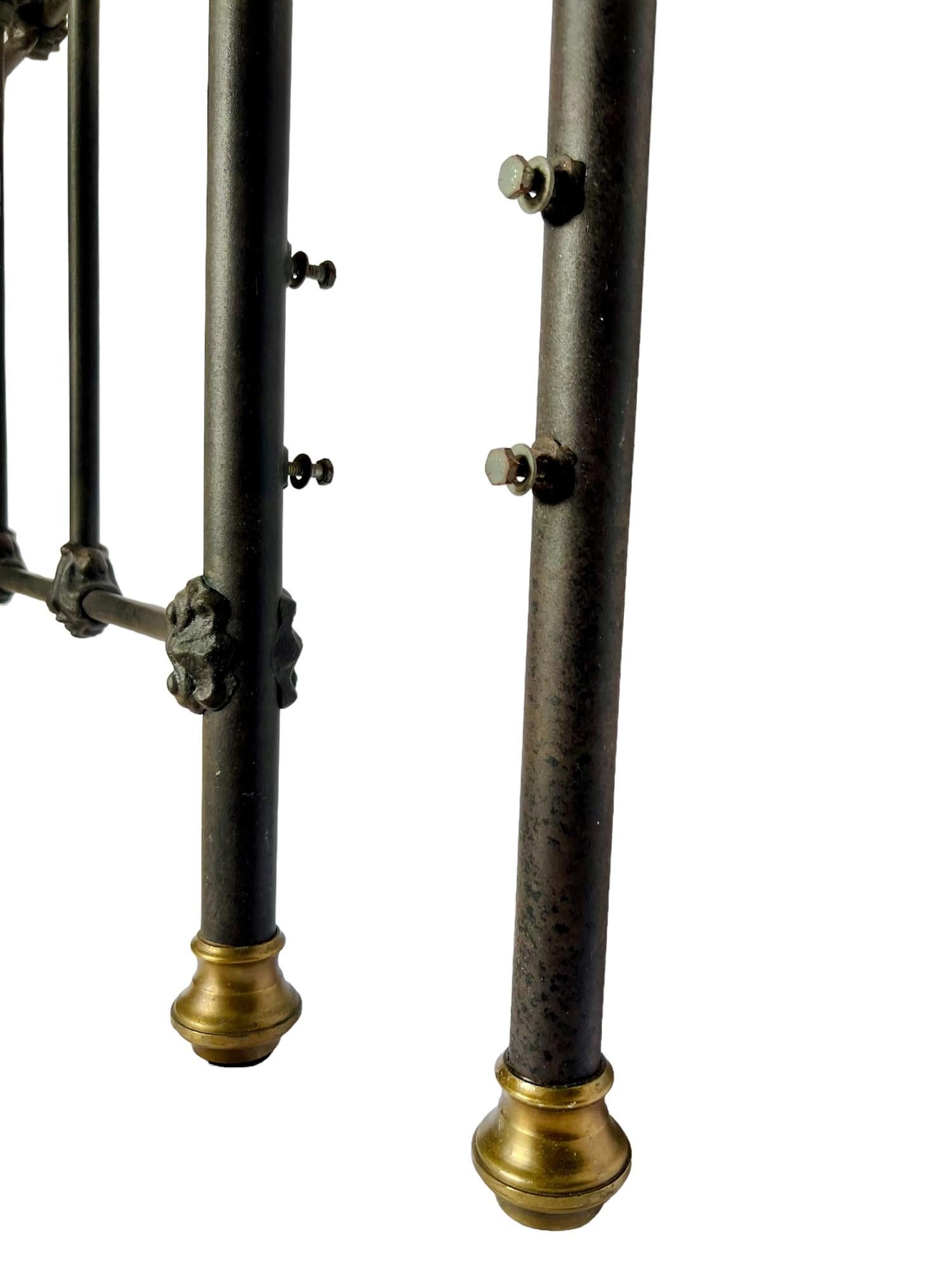 Late 20th Century French Style Metal Headboard & Footboard 5