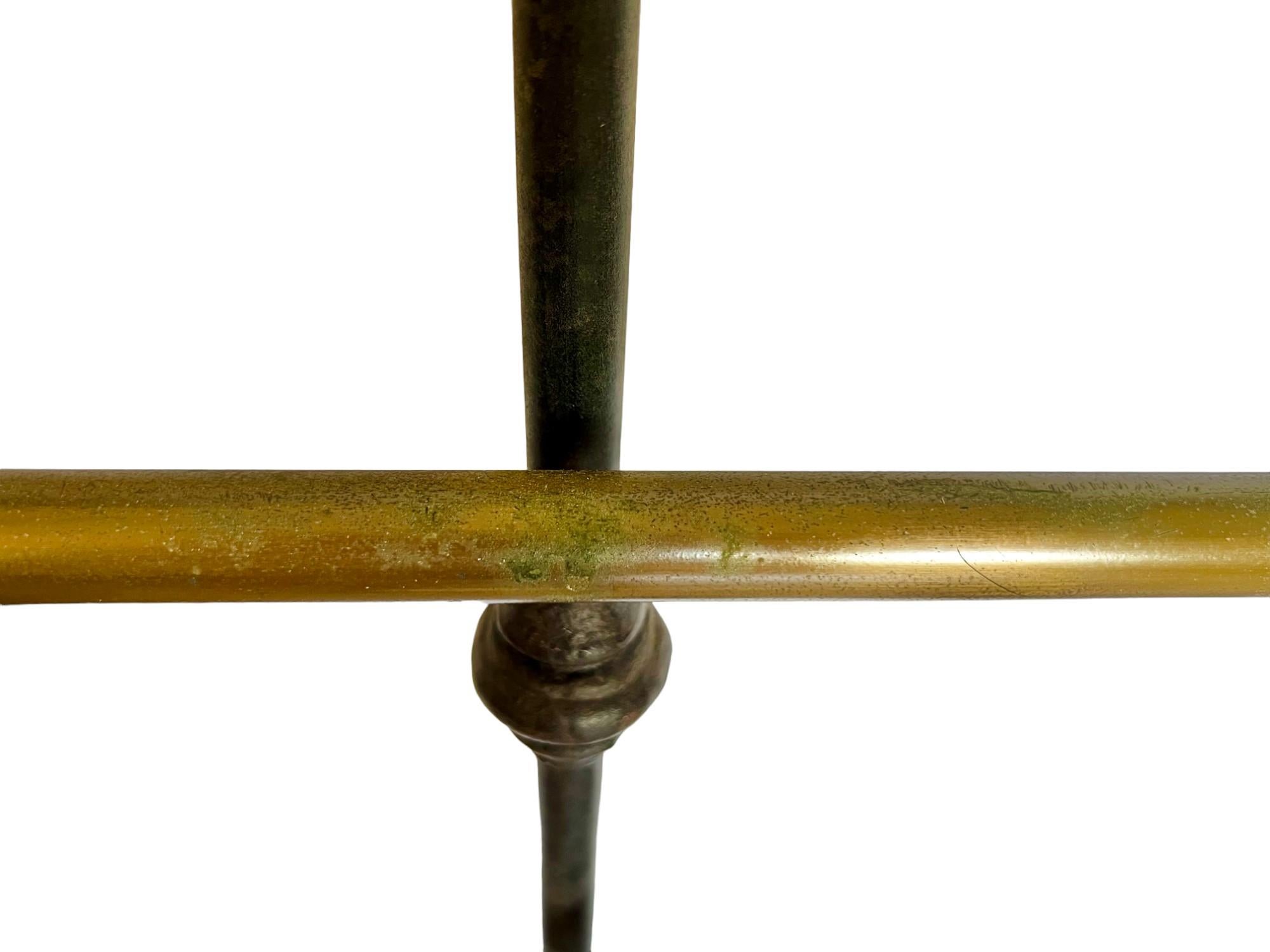 Late 20th Century French Style Metal Headboard & Footboard 3
