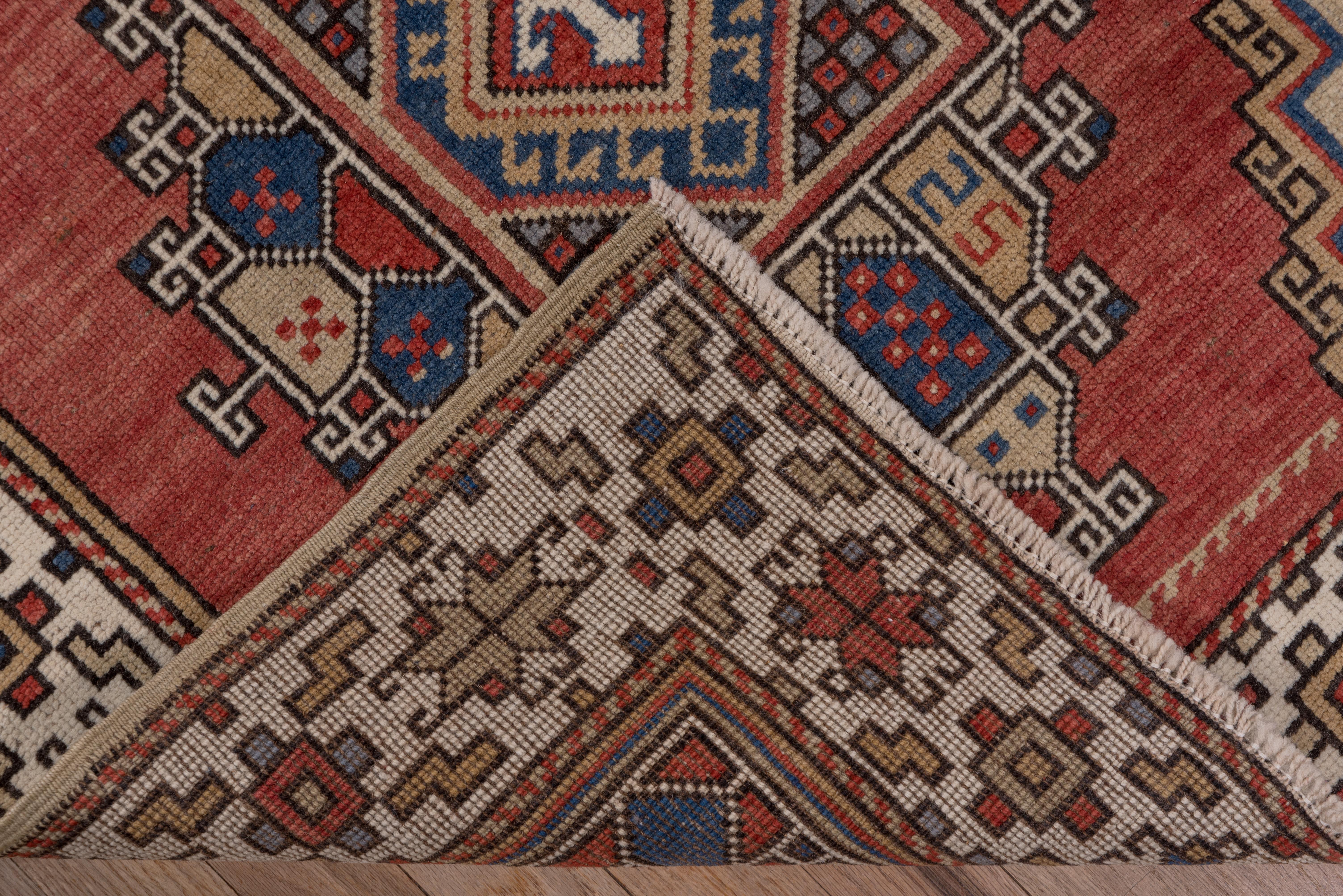 Late 20th Century Geometric Oushak Runner In Good Condition For Sale In New York, NY