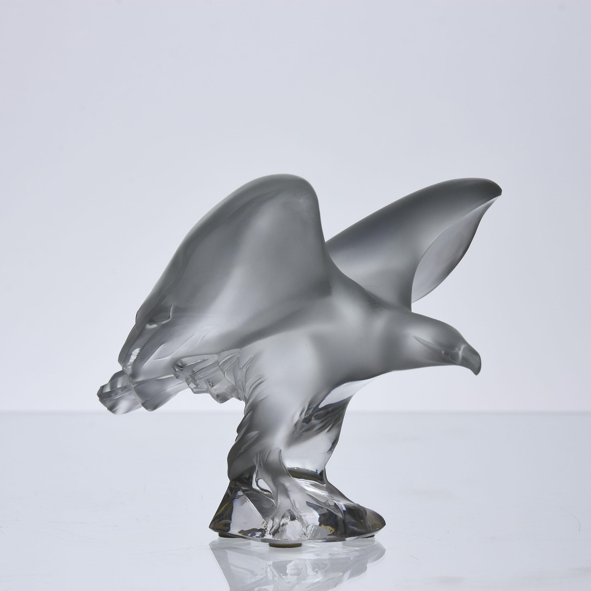 Art Deco Late 20th Century Glass Sculpture entitled 