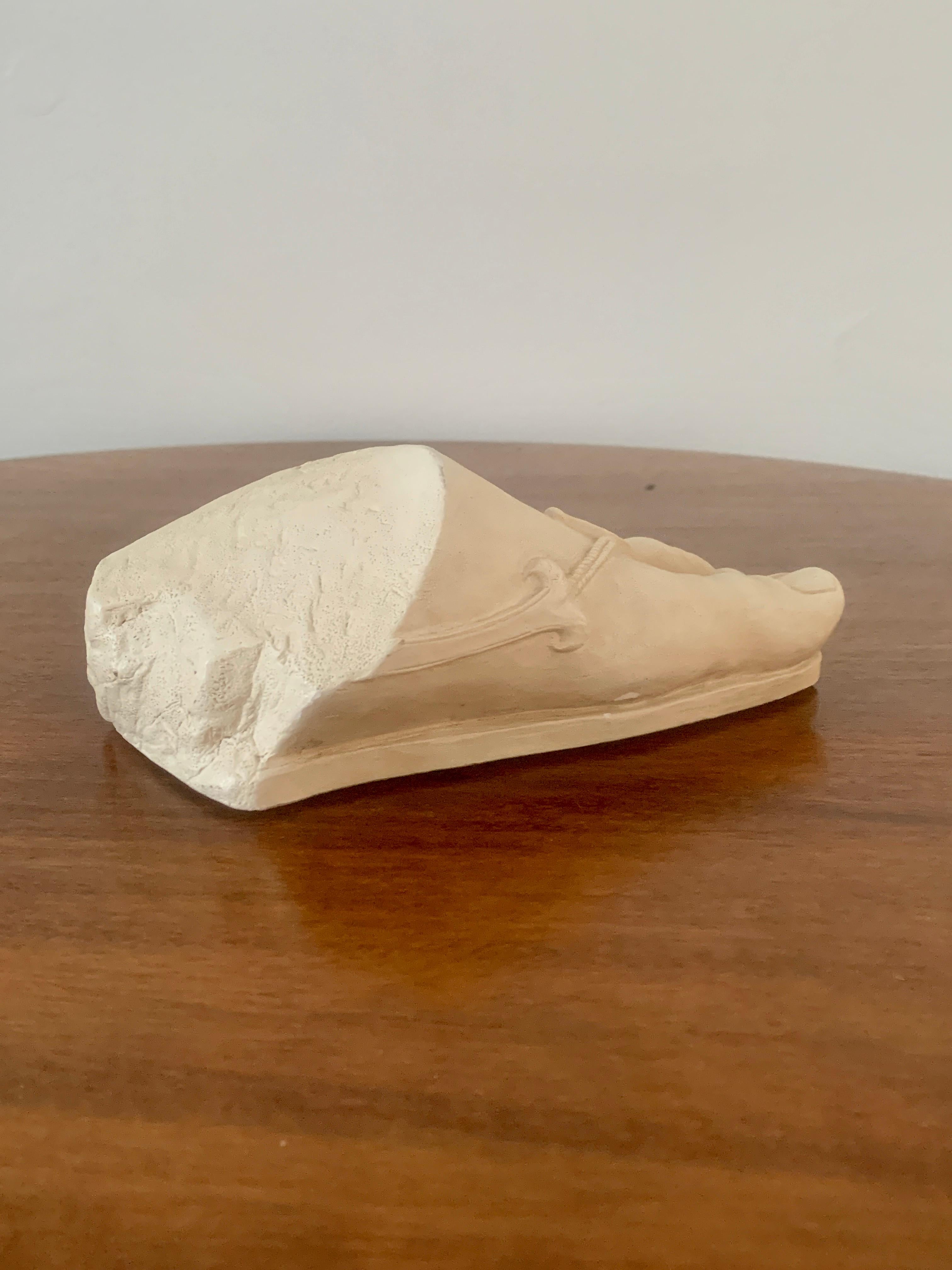 Late 20th Century Grand Tour Style Plaster Foot of Colossus For Sale 2