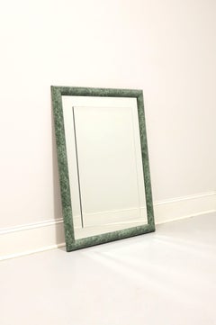 Late 20th Century Green Faux Marble Contemporary Wall Mirror