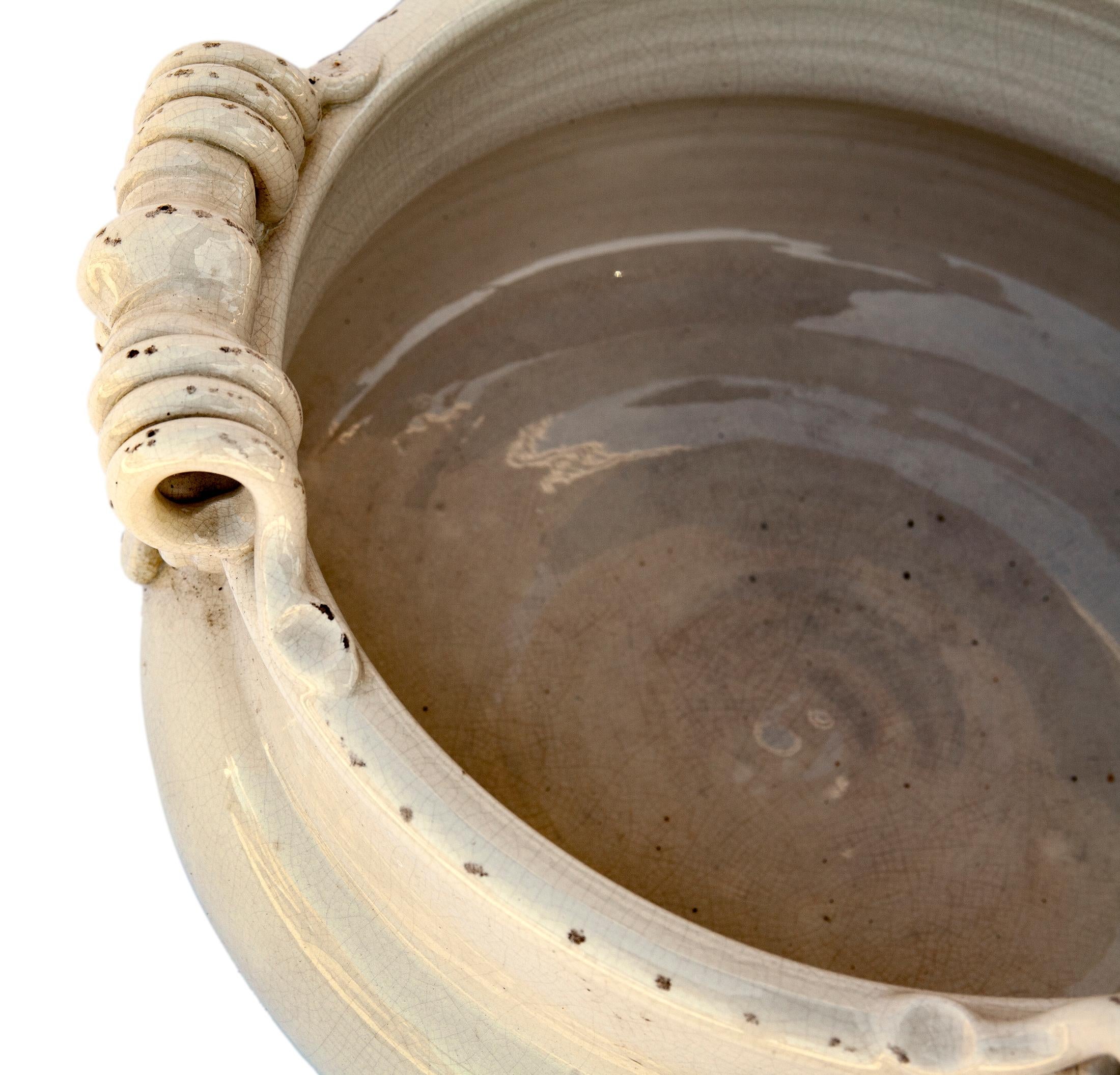 Fait main Vase en céramique italienne de la fin du 20e siècle, fabriqué à la main en vente