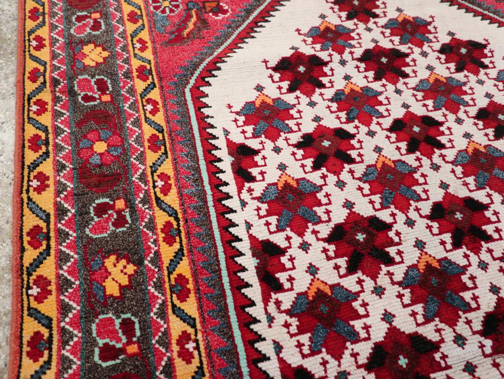 Rustique Fin du 20e siècle Tapis persan Malayer fait à la main en vente