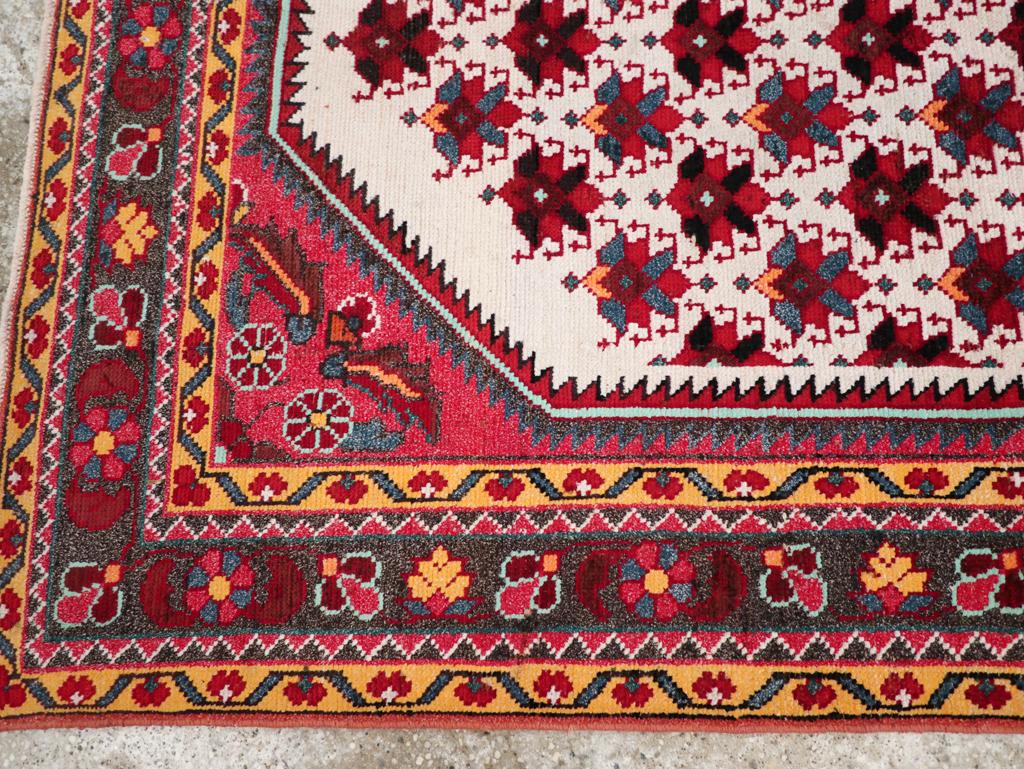 Noué à la main Fin du 20e siècle Tapis persan Malayer fait à la main en vente