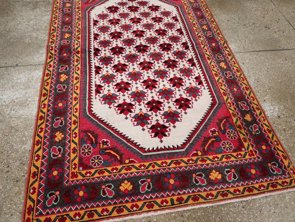 Fin du 20e siècle Tapis persan Malayer fait à la main Excellent état - En vente à New York, NY