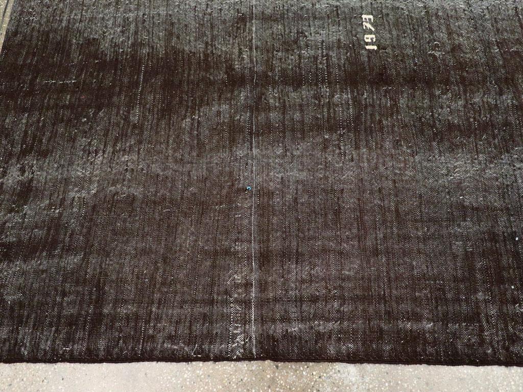 Handgefertigter türkischer Flachgewebe-Kelim-Teppich in Zimmergröße aus dem späten 20. Jahrhundert (Ziegenhaar) im Angebot