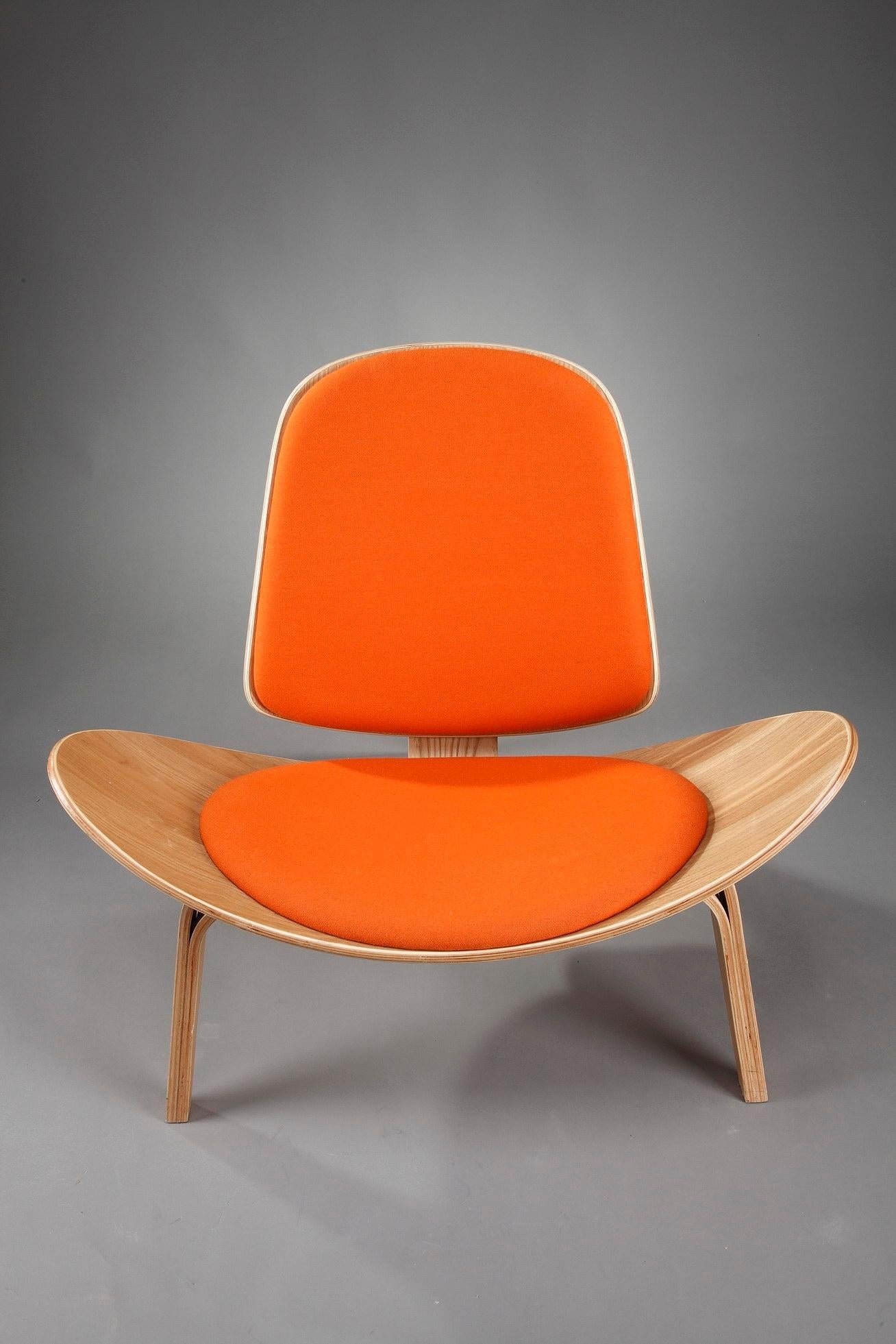 Mid-Century Modern Late 20th Century Hans Wegner, Shell Chair