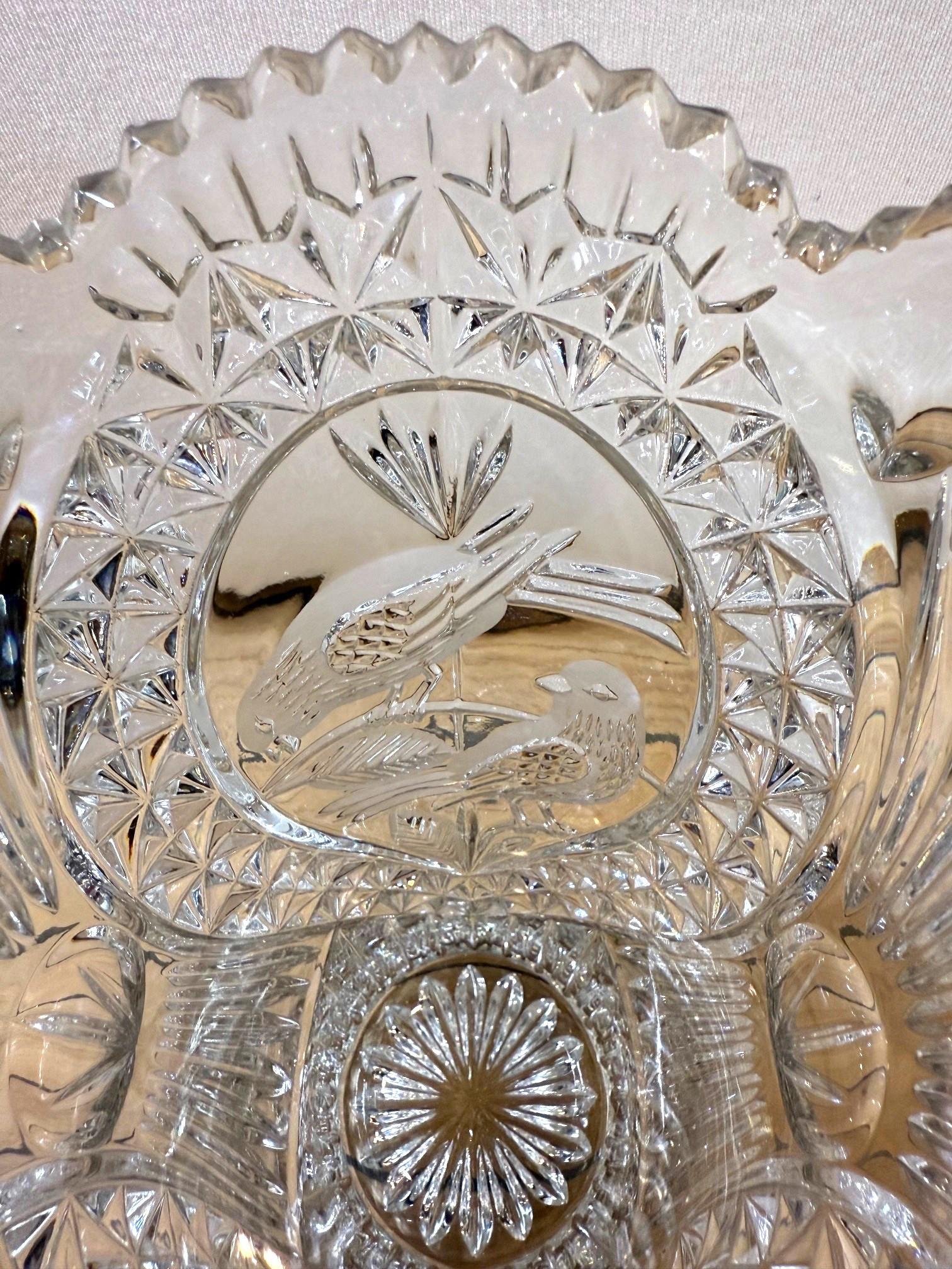 Vase en cristal de plomb de la collection Byrdes de Hofbauer de la fin du 20e siècle en vente 7