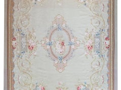 Late 20th Century Indian Aubusson Rug
