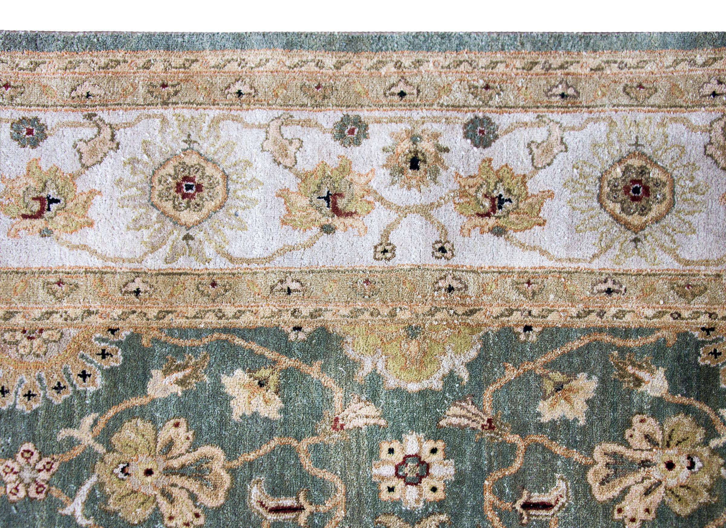 Tapis indien de style Tabriz de la fin du 20e siècle en vente 5