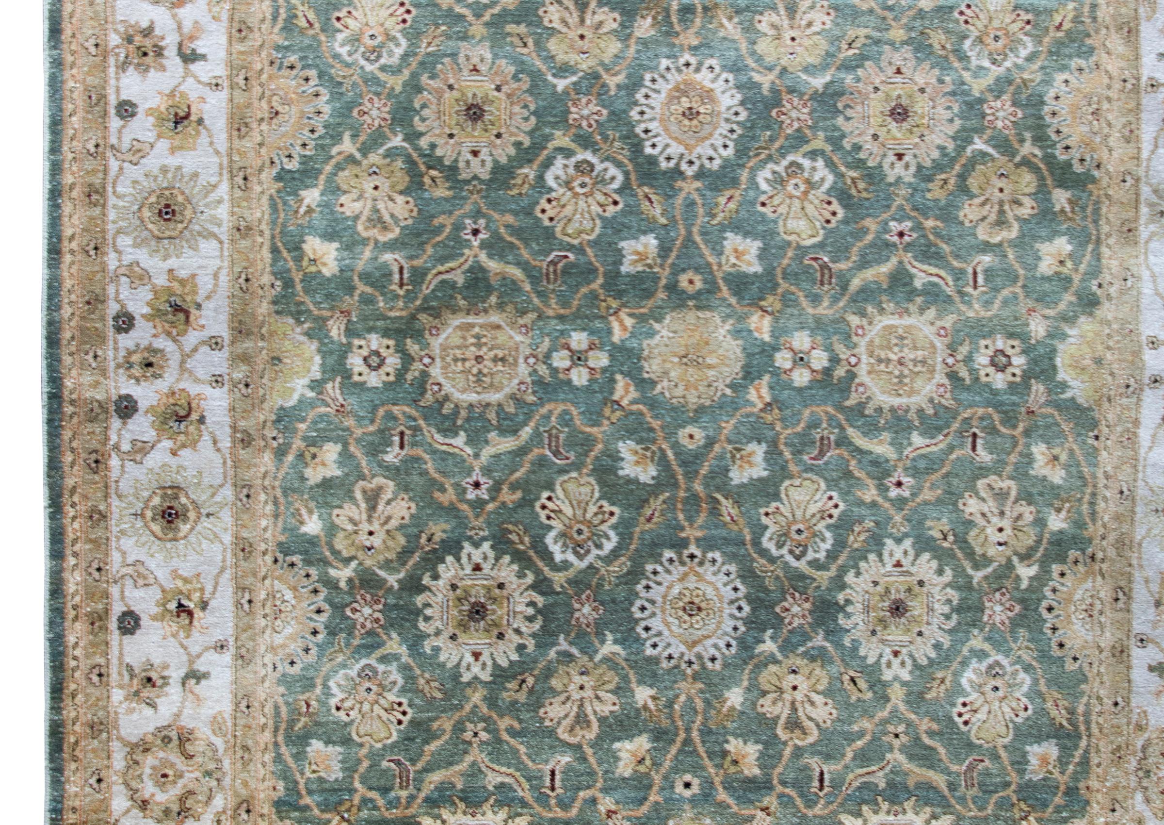 20ième siècle Tapis indien de style Tabriz de la fin du 20e siècle en vente