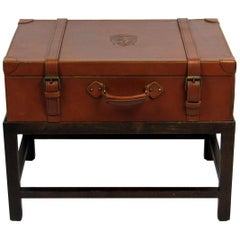 Late 20th Century Italian Traveling Case on Stand